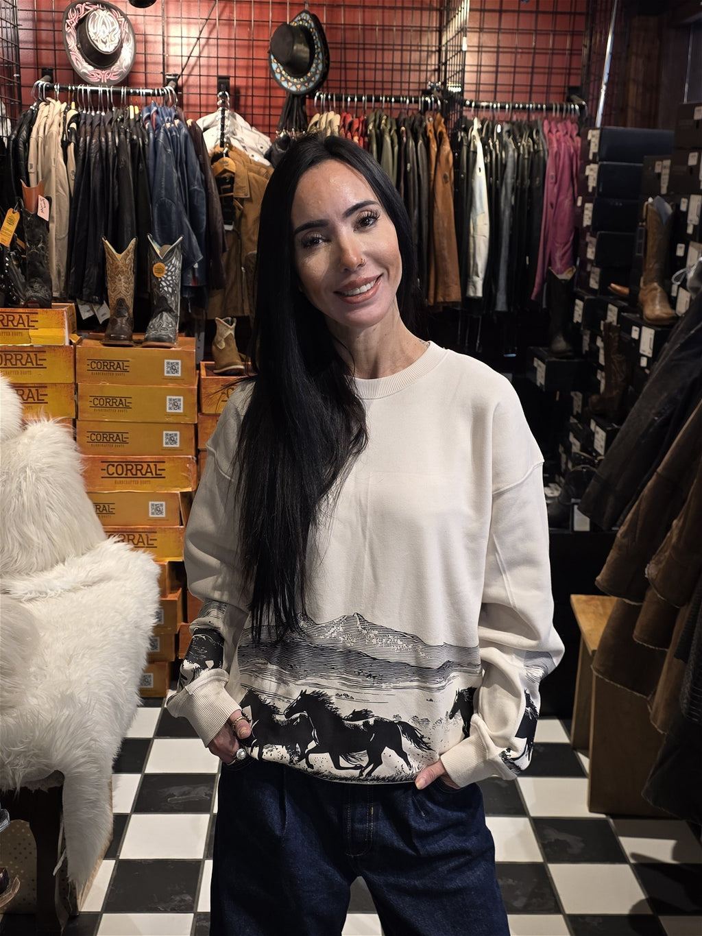 Wild horses -sweatshirt