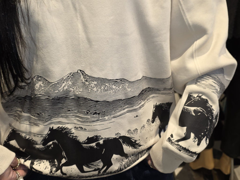 Wild horses -sweatshirt