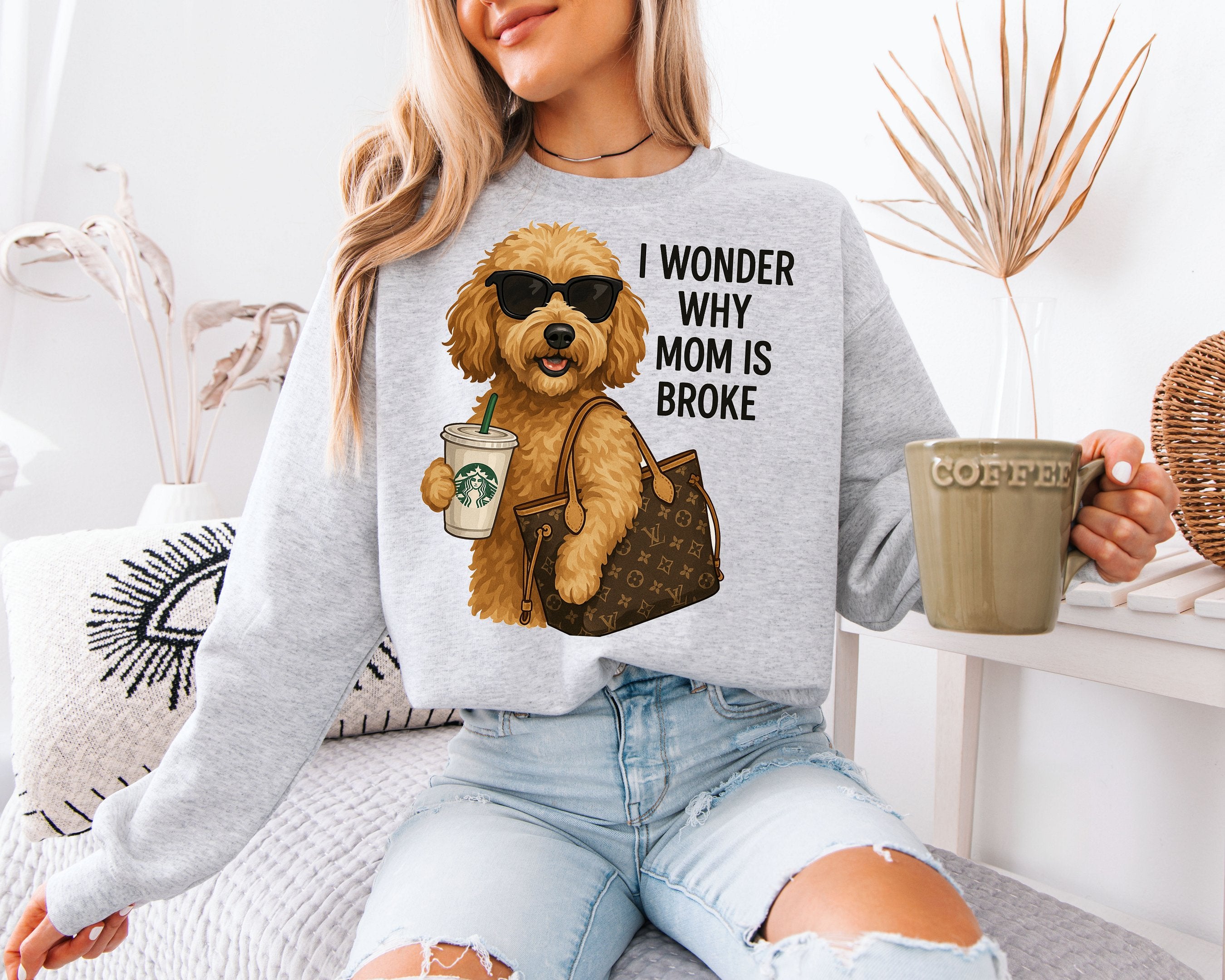 Doodle mom - Long sleeved sweatshirt